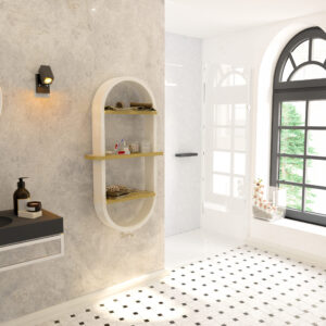 Kartell Vaughan 500x1175mm White Designer Towel Radiator