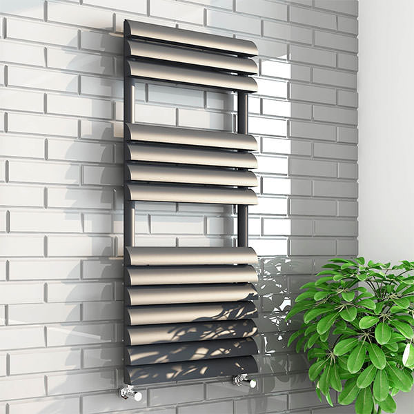 Kartell Venetian 500x1500mm Anthracite Designer Towel Radiator