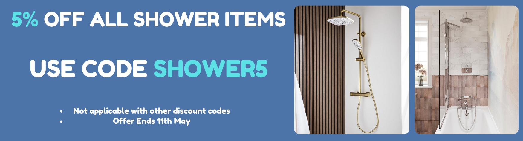 5% Shower Sale (Desktop)