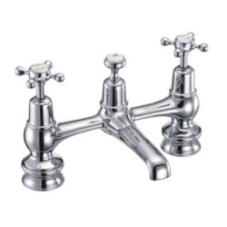 Burlington Claremont Regent Bridge 2TH Basin Mixer Tap