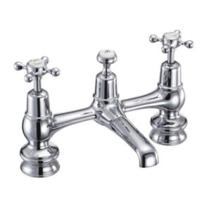 Burlington Claremont Regent Bridge 2TH Basin Mixer Tap