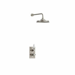 Burlington Trent Brushed Nickel Concealed Single Function Shower Valve with 9" Shower Head