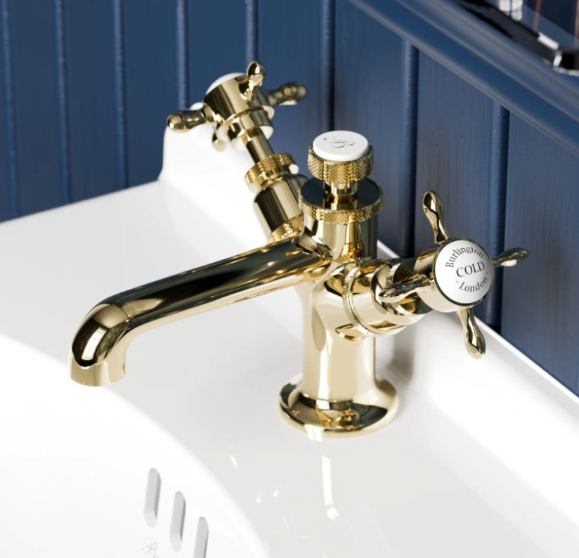 Burlington Guild Gold Basin Mixer Tap