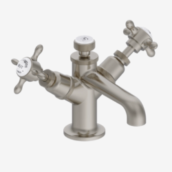 Burlington Guild Brushed Nickel Basin Mixer Tap