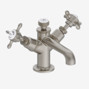 Burlington Guild Brushed Nickel Basin Mixer Tap