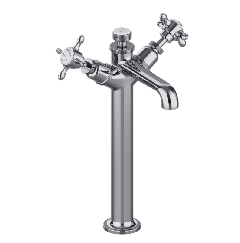 Burlington Guild Chrome Hi-Rise Basin Mixer Tap