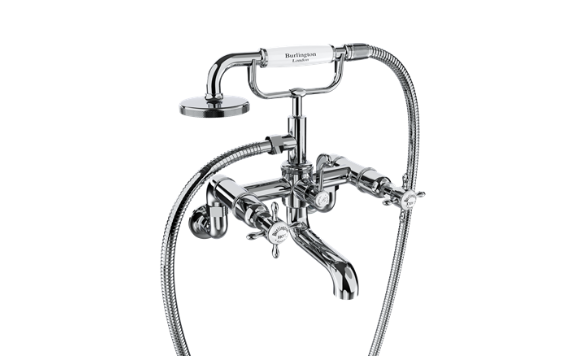 Burlington Guild Wall Mounted Chrome Bath/Shower Mixer