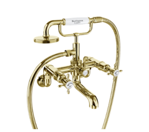 Burlington Guild Wall Mounted Gold Bath/Shower Mixer