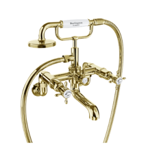 Burlington Guild Wall Mounted Gold Bath/Shower Mixer