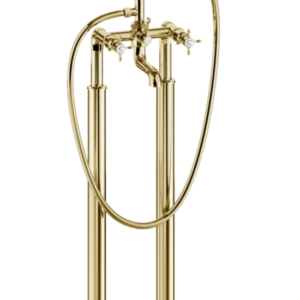 Burlington Guild Gold Freestanding Bath/Shower Mixer Tap