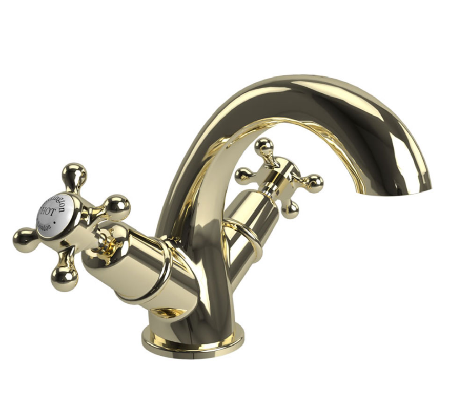 Burlington Claremont Gold Basin Mixer Tap