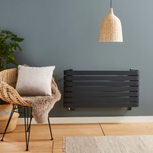 Kartell Denver 500x1000mm Textured Grey Horizontal Radiator