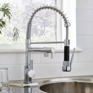 Kartell Dual Dual Spout Kitchen Sink Mixer Tap