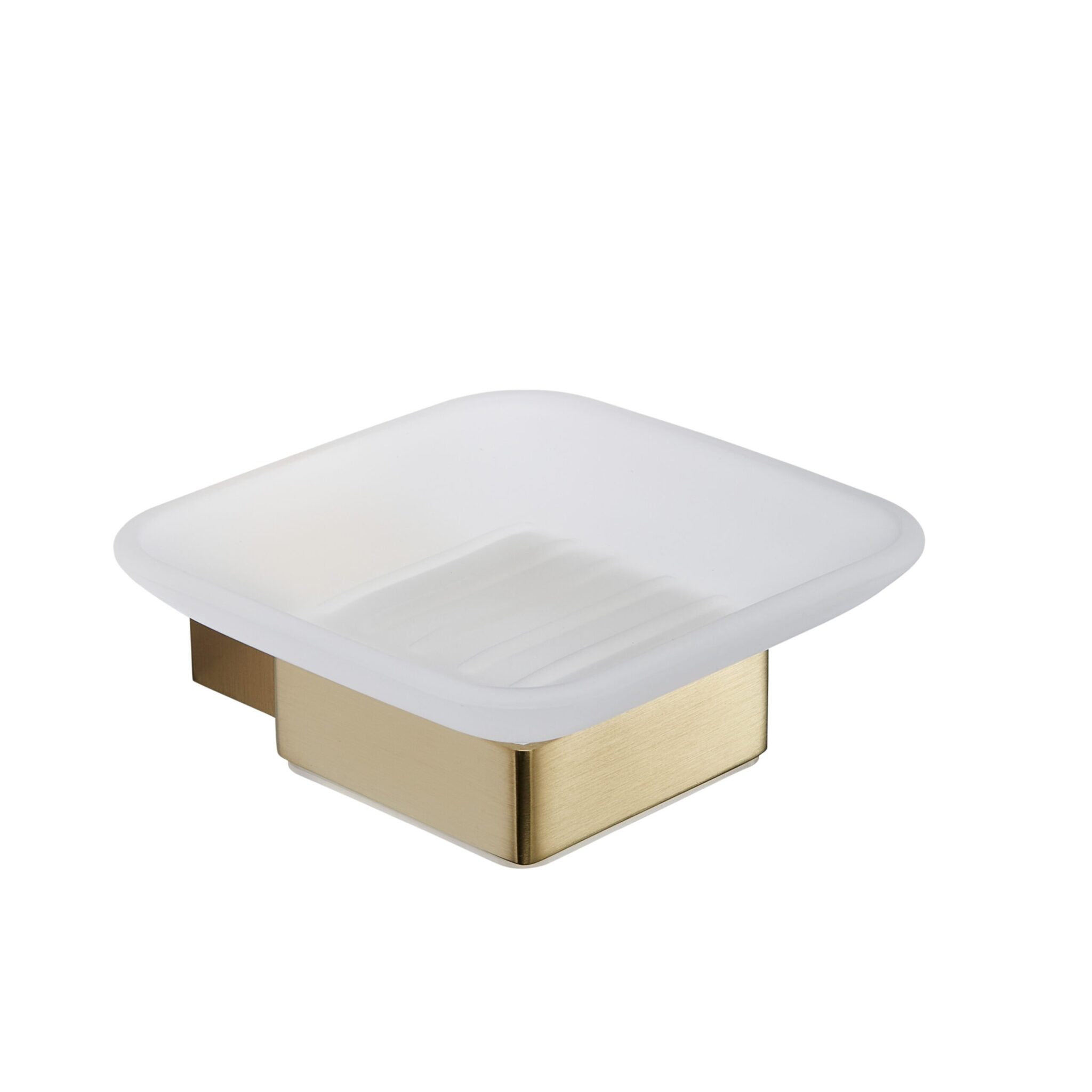 Kartell K-VIT Premium Brushed Brass Soap Dish Holder