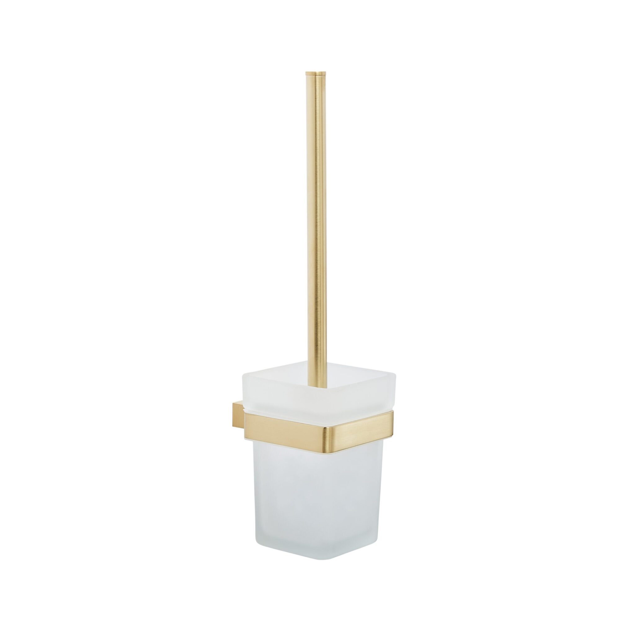 Kartell K-VIT Premium Brushed Brass Toilet Brush Set