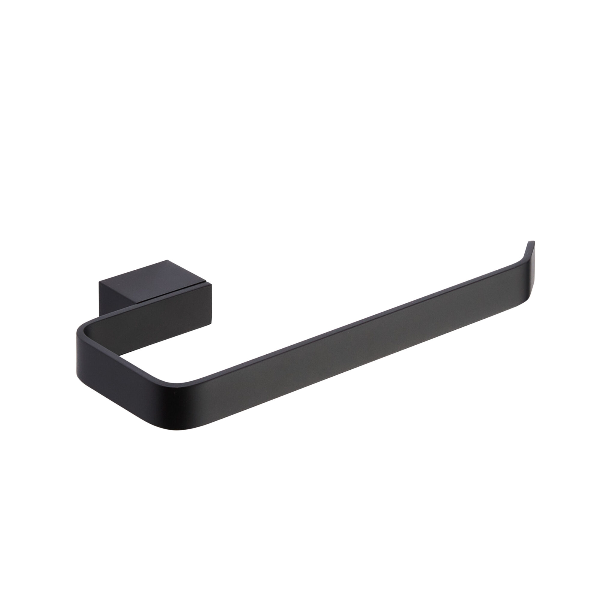 Kartell K-VIT Premium Matt Black Towel Ring