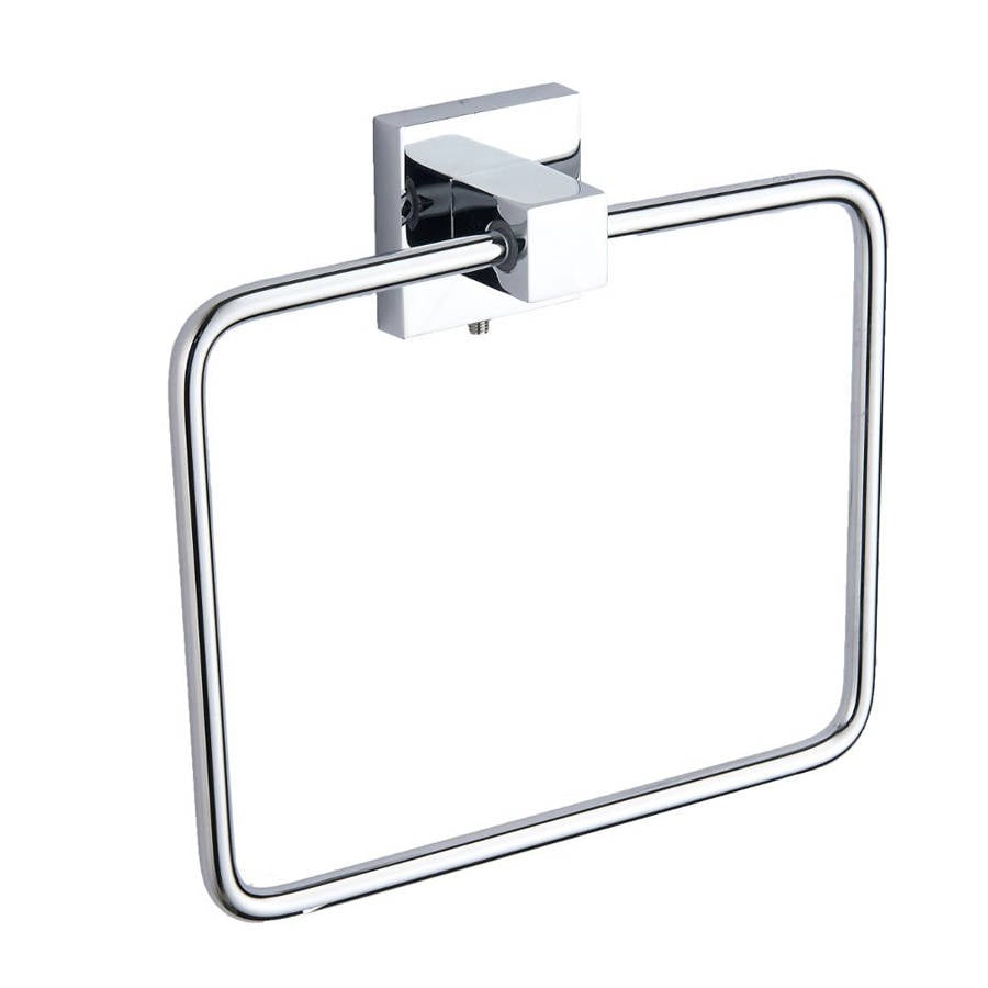 Kartell Pure Chrome Square Towel Ring