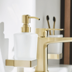 Kartell K-VIT Premium Brushed Brass Soap Dispenser