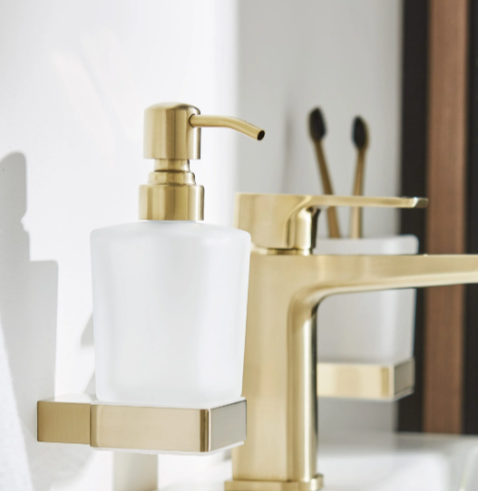Kartell K-VIT Premium Brushed Brass Soap Dispenser