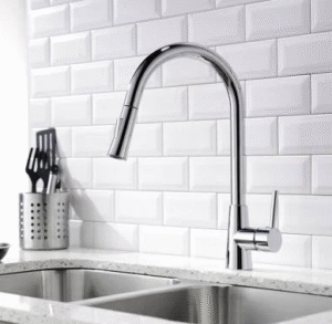 Kartell Optima Kitchen Sink Mixer With Pull Out Spray